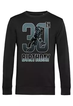 Толстовка AVENGERS CLASSIC BLACK PANTHER 30TH BDAY Marvel, черный