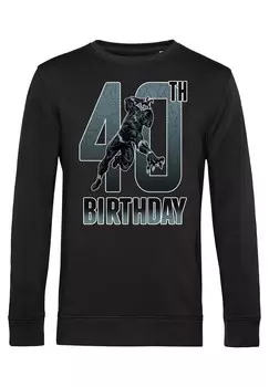 Толстовка AVENGERS CLASSIC BLACK PANTHER 40TH BDAY Marvel, черный