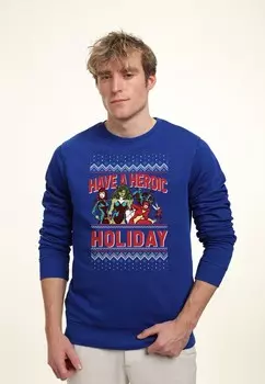 Толстовка AVENGERS CLASSIC HEROIC HOLIDAY Marvel, синий