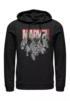 Толстовка Avengers Classic Ironman Poses Unisex Marvel, черный