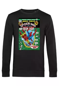 Толстовка AVENGERS CLASSIC TEAM SPIDEY IRON MAN Marvel, черный
