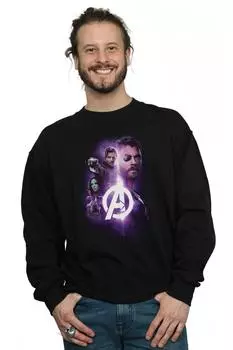 Толстовка Avengers Infinity War Thor Guardians Team Up Marvel, черный