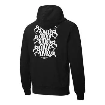 Толстовка avenir graphic hoodies 'black' Puma, черный