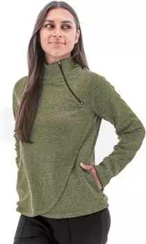 Толстовка Aventura Clothing Harlow Zip Neck Top, цвет Deep Lichen Green