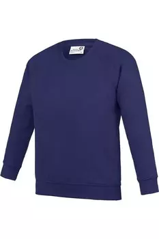 Толстовка AWDis Academy Raglan, фиолетовый