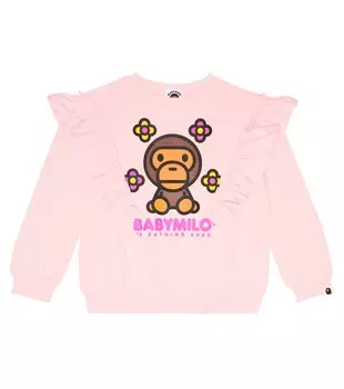 Толстовка Baby Milo из хлопка BAPE, розовый