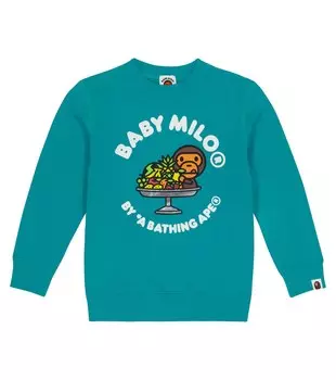 Толстовка Baby Milo из хлопкового джерси BAPE, разноцветный
