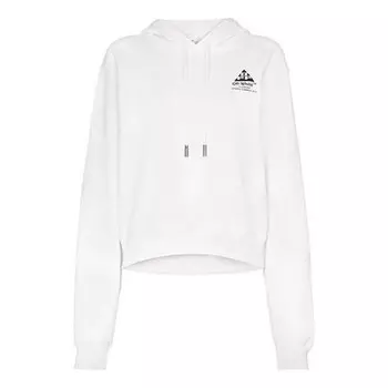 Толстовка back logo alphabet printing loose white Off-White, белый