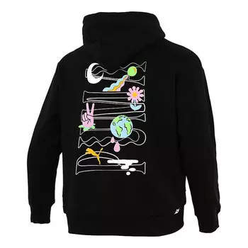 Толстовка back logo printing sports black Puma, черный