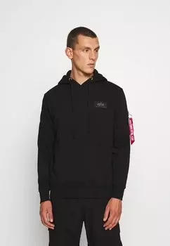 Толстовка BACK PRINT HOODY CAMO Alpha Industries, черный