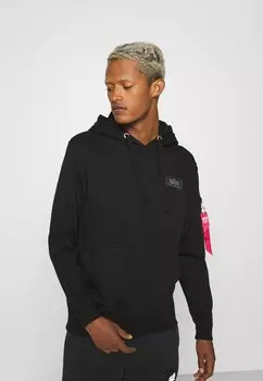 Толстовка Back Print Hoody Camo Alpha Industries, черный/белый