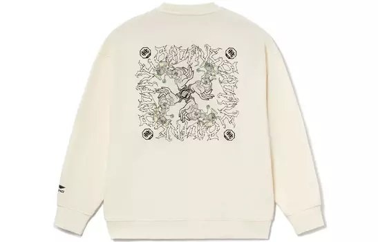 Толстовка Badfive унисекс белая Lining, белый