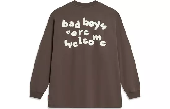 Толстовка Badfive унисекс коричневая Lining, коричневый