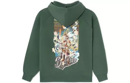 Толстовка Badfive унисекс Manor Green Lining, зеленый