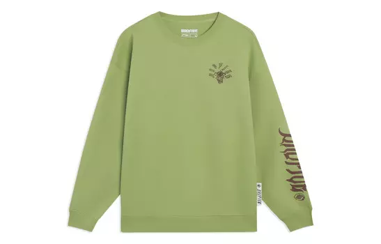 Толстовка Badfive унисекс Moss Green Lining, зеленый