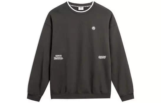 Толстовка Badfive унисекс обсидианово-серая Lining, серый