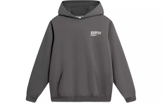 Толстовка Badfive унисекс обсидианово-серая Lining, серый