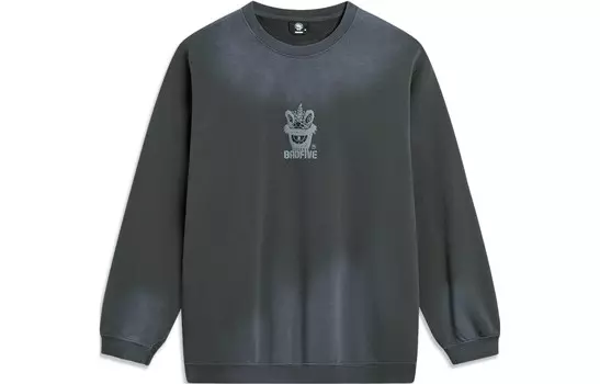 Толстовка Badfive унисекс обсидианово-серая Lining, серый