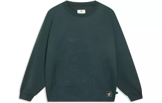 Толстовка Badfive унисекс зеленый чесночно-зеленый Lining, зеленый