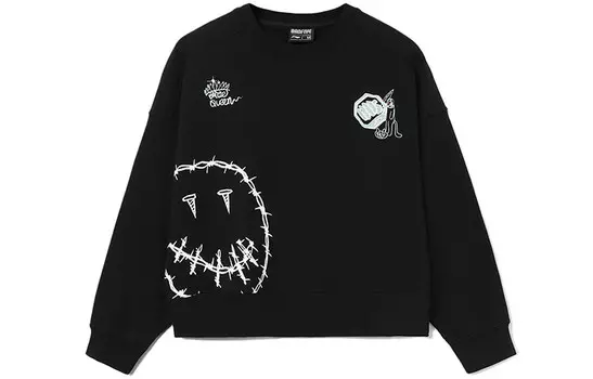 Толстовка Badfive женская черная Lining