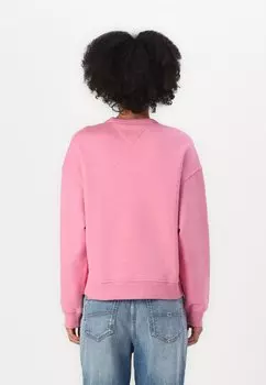 Толстовка BADGE CREW Tommy Jeans, розовый