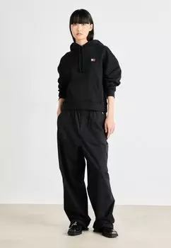 Толстовка BADGE HOODIE Tommy Jeans, черный