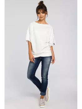 Толстовка baggy fit Bewear, белый