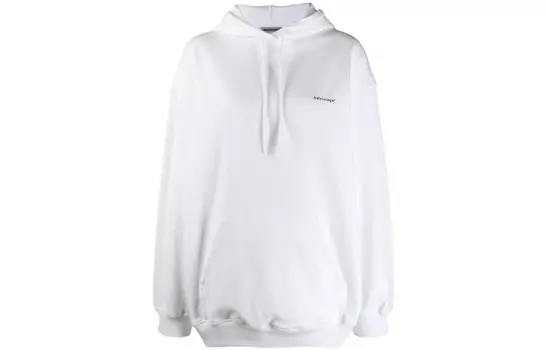 Толстовка Balenciaga с капюшоном, белый