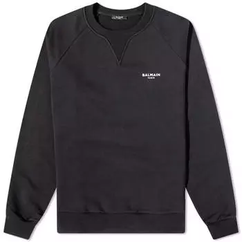 Толстовка Balmain Flock Crew Sweat
