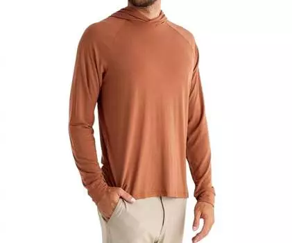 Толстовка Bamboo Flex в цвете Desert Sand Red FREE FLY