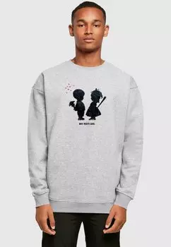 Толстовка BANKSY - BOY MEETS GIRL CREWNECK Merchcode, серый