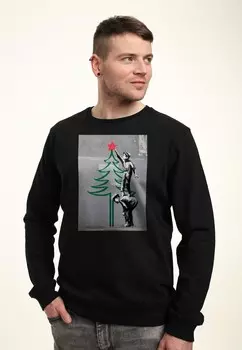 Толстовка BANKSY CHRISTMAS TREE apoh London, черный