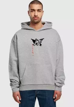 Толстовка BANKSY - HEARTS ULTRA HEAVY - Hoodie Merchcode, серый