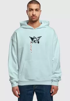 Толстовка BANKSY - HEARTS ULTRA HEAVY - Hoodie Merchcode, светло-голубой