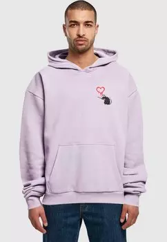Толстовка BANKSY - LOVE RAT ULTRA HEAVY - Hoodie Merchcode, сиреневый