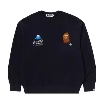 Толстовка BAPE Souvenir Crewneck, синий