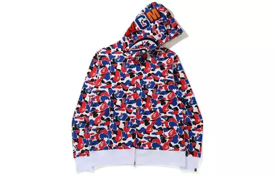 Толстовка Bape унисекс красная A Bathing Ape, красный