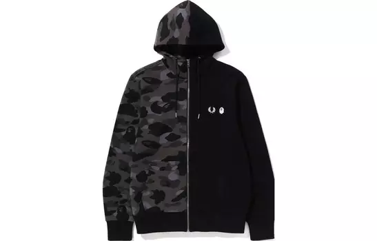 Толстовка BAPE X FRED PERRY мужская черная A Bathing Ape, черный