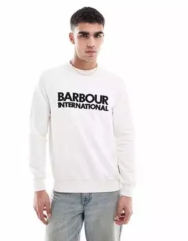 Толстовка Barbour International Jason с круглым вырезом, цвет «шепот» белый