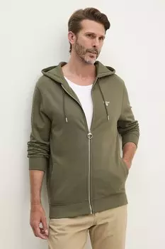 Толстовка Barbour из хлопка, зеленый