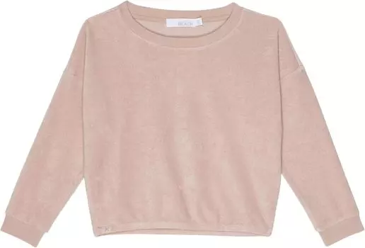 Толстовка Barefoot Dreams CozyChic Cozy Terry Dolman Pullover, цвет Pink Clay