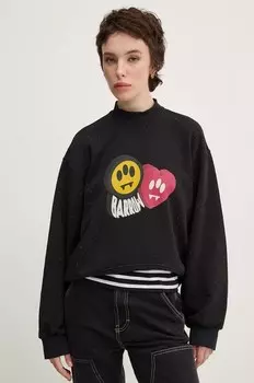 Толстовка Barrow из хлопка, черный