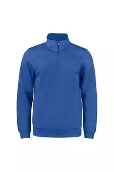 Толстовка Basic Active на молнии на четверть Clique, синий