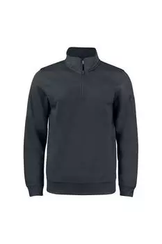 Толстовка Basic Active на молнии на четверть Clique, черный