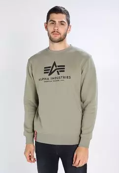 Толстовка BASIC Alpha Industries, цвет olive