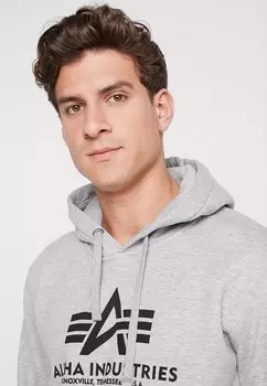 Толстовка Basic Alpha Industries, серый