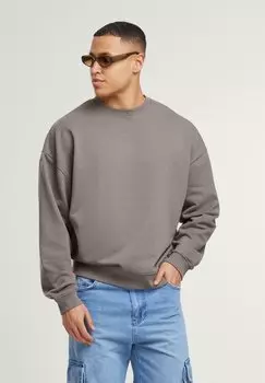 Толстовка BASIC CREWNECK DEF, коричневый