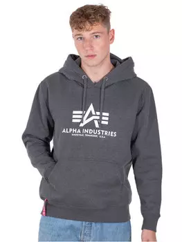 Толстовка basic fit Alpha Industries, серый
