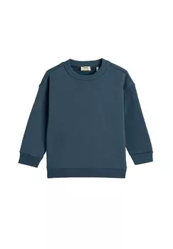 Толстовка BASIC LONG SLEEVE CREW NECK BRUSHED INTERIOR Koton, цвет blue