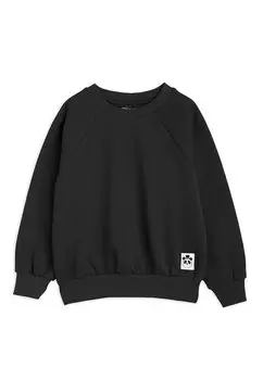 Толстовка Basic Solid Unisex Mini Rodini, черный